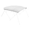 4 Bow Boat Bimini Tops 96"Lx(97"-103")W Awning Top Replacement Light Grey