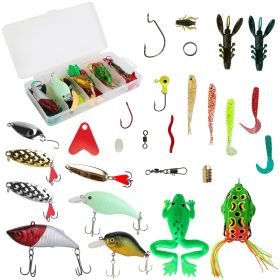 94 Pcs Fishing Lures Kit Soft Plastic Fishing Baits Set