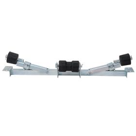 Boat Trailer Bottom Support Bracket with Keel Rollers Capacity: 1102 lbs