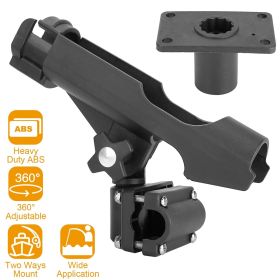 Boat Fishing Pole Rod Holder "360° Rotatable"