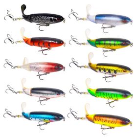 20 pcs 1 set 13g 35g Topwater Fishing Lures Set Of 20 Popper Bait With 3D Eyes ABS Plastic Hard Baits For Bass Pike