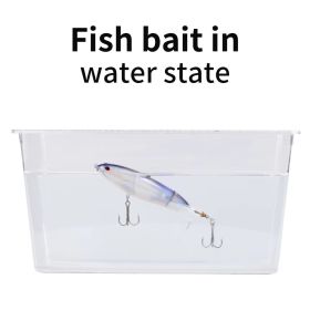 5 pcs 1 set 13g 10cm Top Water Pencil Fishing Lure Hard Bait With Floating Rotating Tail For Bass Trout Freshwater Saltwater