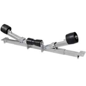 Boat Trailer Bottom Support Bracket with Keel Rollers Capacity: 1764 lbs.
