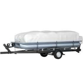 VEVOR Pontoon Boat Cover, Fit for 25'-28'