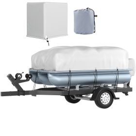 VEVOR Pontoon Boat Cover, Fit for 17'-20'
