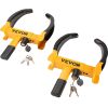 VEVOR Wheel Lock, 2 Packs Universal Wheel Clamp Lock, Adjustable Anti Theft Trailer Lock Wheel Clamp