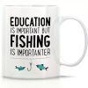 Education Is Important Fishing Is Importanter... Coffee/Tea Cup - 11 oz