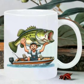 Happy Fisherman... Coffee/Tea Cup - 11 oz