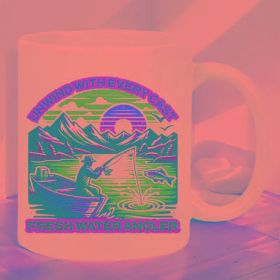 FRESH WATER ANGLER... Coffee/Tea Cup - 11 oz