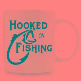 Hooked On Fishing... Ceramic Coffee Mug – 11oz
