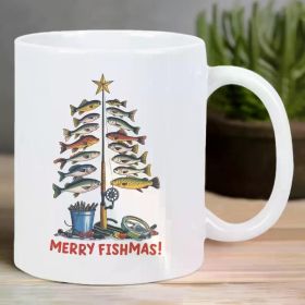 MERRY FISHMAS TREE... Coffee Mug - 11oz