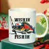 "Wishin' I Was Fishin"... Coffee/Tea Cup - 11 oz