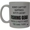 "Money Can't Buy Happiness".. Coffee Mug - 11 oz