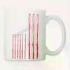 "Patriotic Fishing Rod"... Coffee Mug - 11 oz