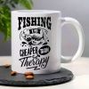 Fishing Is Cheaper Than Therapy... Coffee/Tea Cup - 11 oz