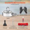 Fishing Magnet Kit Double Sided-1700 LBS Strong