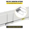 VEVOR Boat Trailer Guide-on, 22", 2PCS Steel Trailer Post Guide ons, with White PVC Tube Covers, Complete Mounting Accessories Included, for Ski Boat