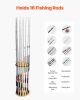 16 Pole Fishing Rod Holder Wood Fishing Rack