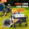 VEVOR Collapsible Folding Wagon, 220lb weight capacity