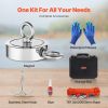 Fishing Magnet Kit Double Sided-1400 LBS Strong