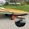 VEVOR Boat Trailer Dolly, 420lbs Load Capacity, Carbon Steel Trailer Mover with 96''-116'' Adjustable Length