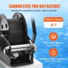 VEVOR Hand Winch, 1600 lbs Pulling Capacity, Boat Trailer Winch Heavy Duty Rope Crank with 33 ft Polyester Strap and Two-Way Ratchet