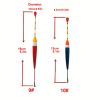 10 pcs Fishing Floats Set Buoy Bobber Fluctuate Mixed Size Color Float Buoy Pesca Light Stick Floats