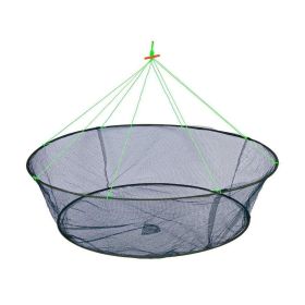 Portable Folding Casting Cage Crab Net (Size: Caliber 80cm Bottom diameter 60cm)