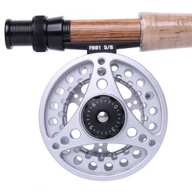 Kylebooker Fly Fishing Reel (Color: Silver, Size: 7/8 wt)