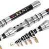 1pc Mini Carbon Telescopic Fishing Rod