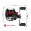 Baitcasting Fishing Reel 17.5lbs Max Drag